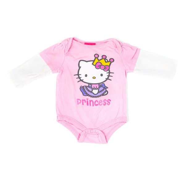 Hello Kitty short sleeve onesie 9 M - Picture 1 of 1